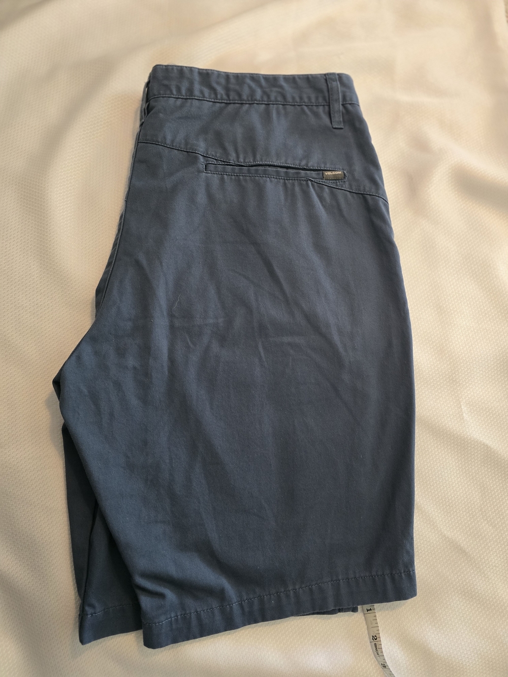 Volcom Navy Blue Chino Shorts Sz 38